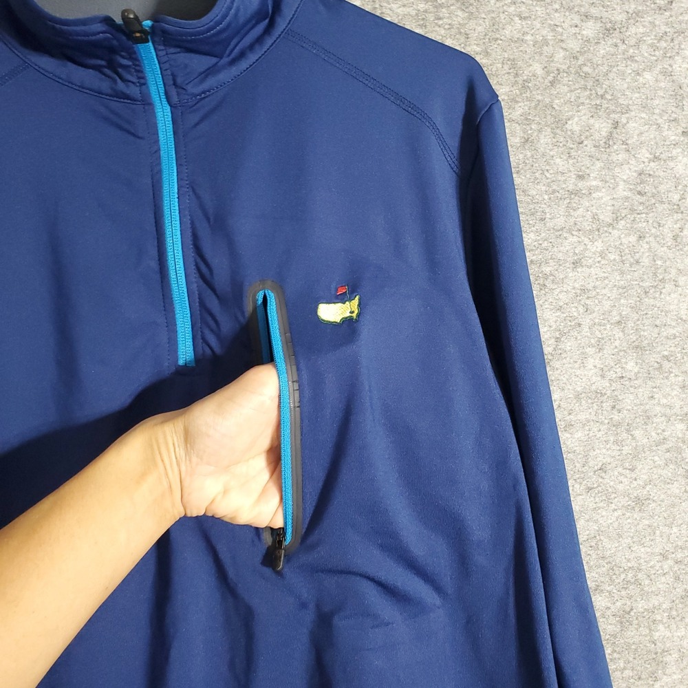 Masters Tech Quarter Zip Pullover Jacket Mens Sma… - image 5